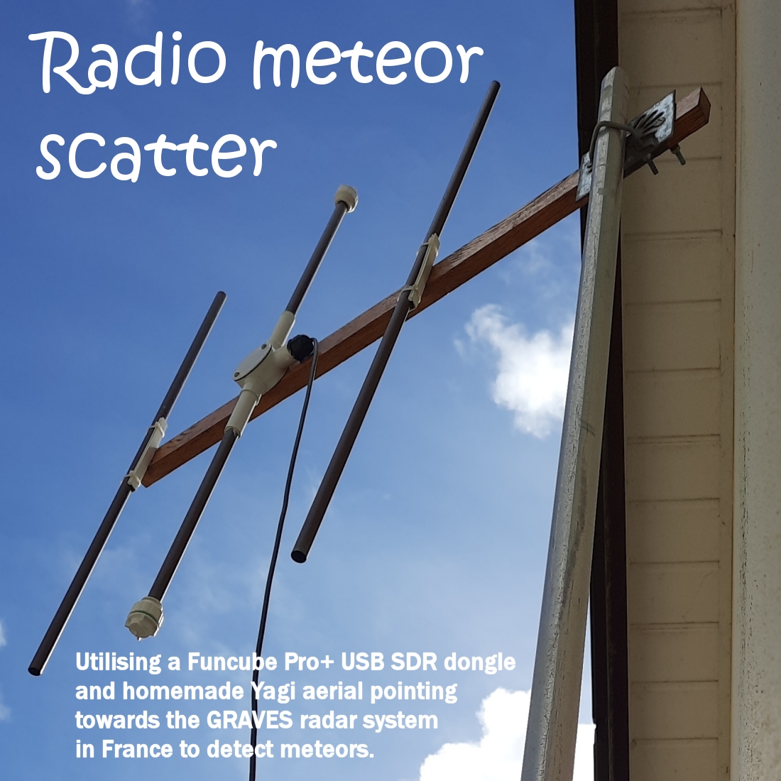 Radio meteor scatter aerial